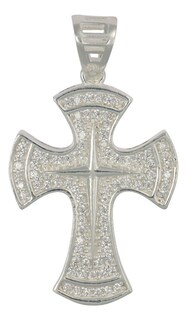 Foto 1 | Dije de Plata con Diseño de Cruz