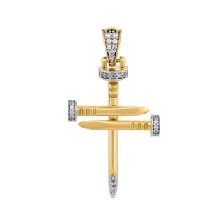 Foto 1 | Dije Cruz Clavos 2.9 Cm 14k