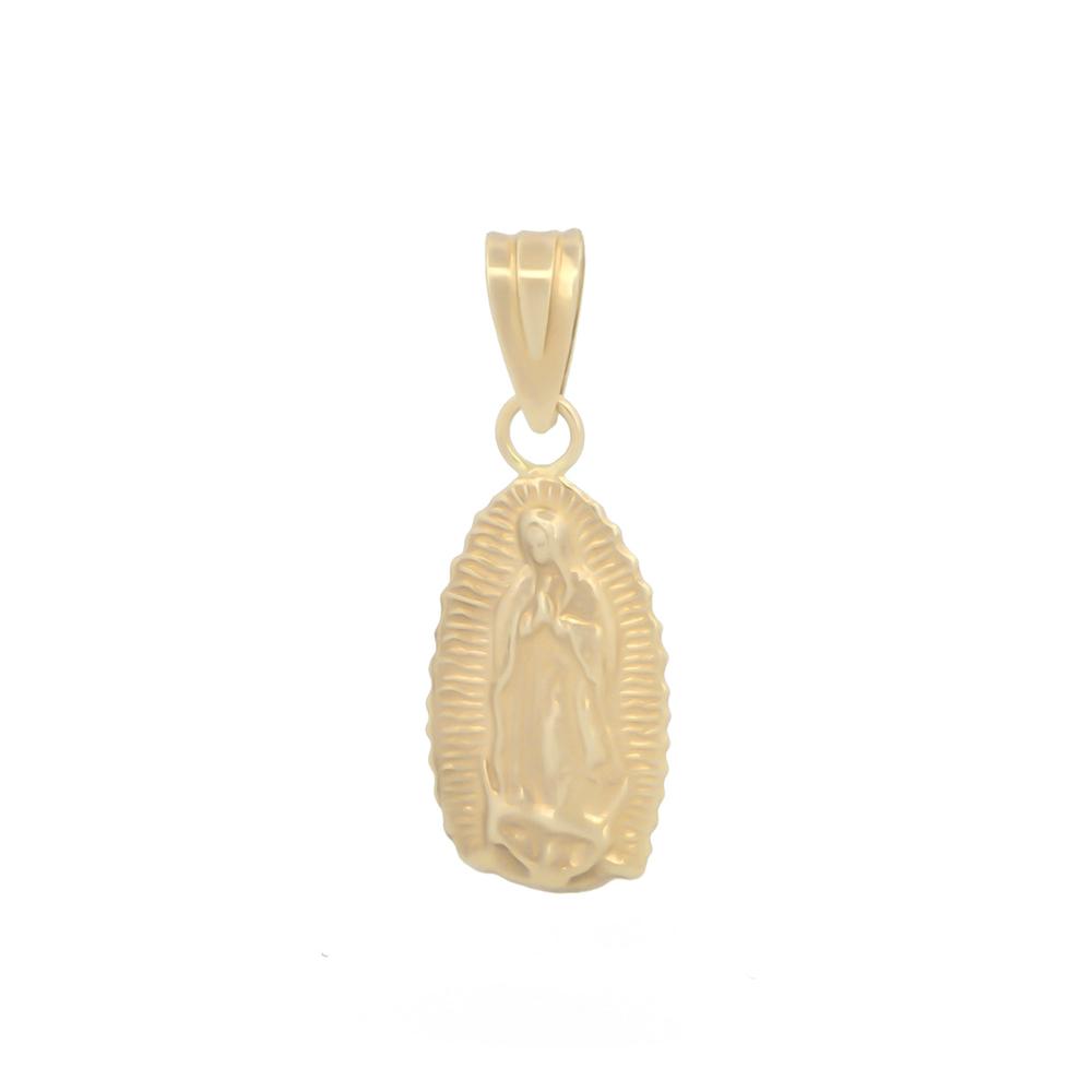 Foto 2 pulgar | Dije Virgen De Guadalupe Oro Sólido 10k 1.4 Cm