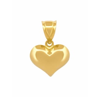 Foto 1 | Dije Corazón Liso 1.0 Cm Oro Sólido 14k