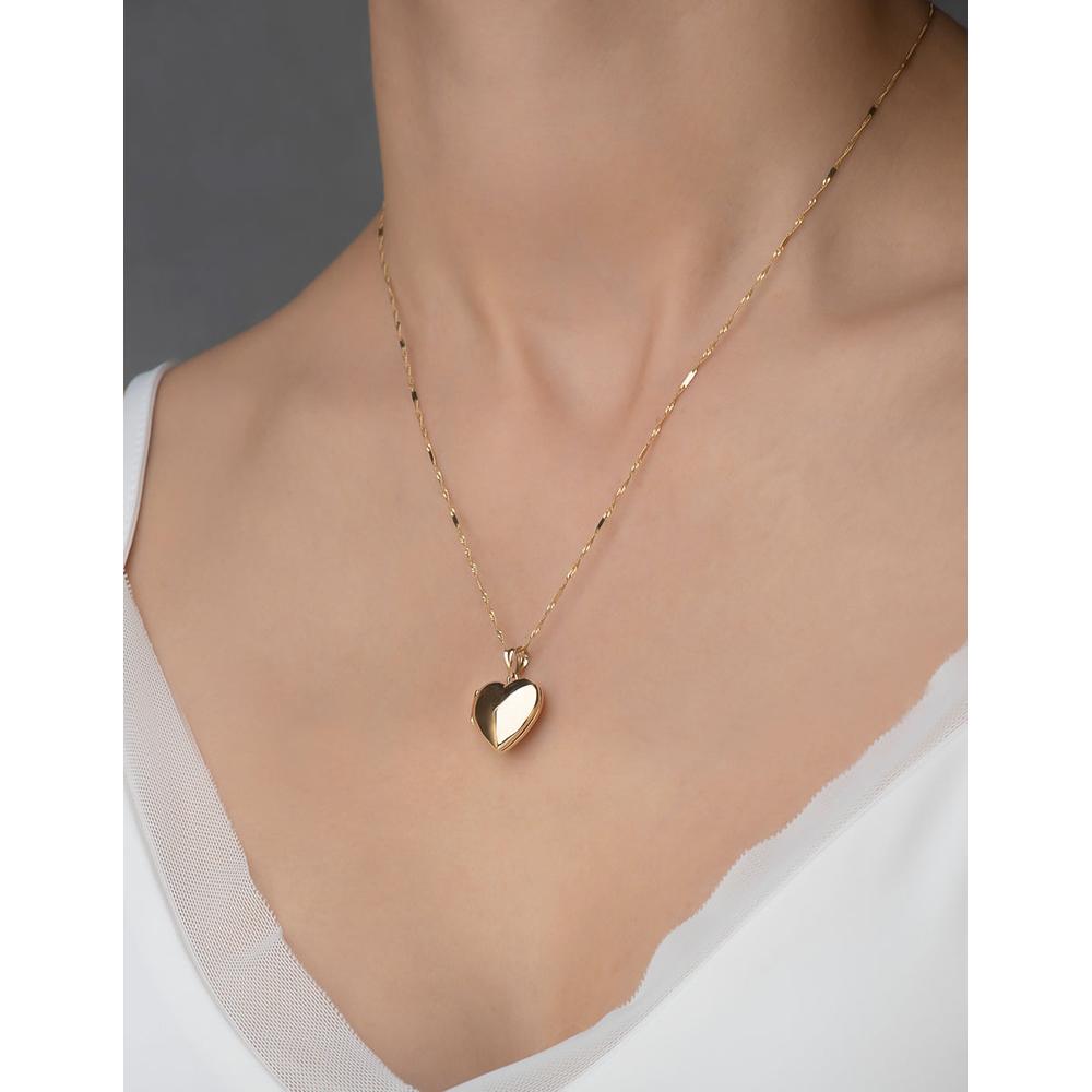 Foto 6 | Dije Corazón Relicario Liso 1.5 Cm Oro Sólido 14k