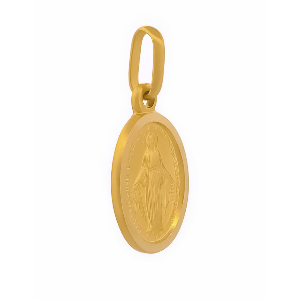 Foto 3 pulgar | Dije Virgen Milagrosa 1.5 Cm Oro Sólido 18k