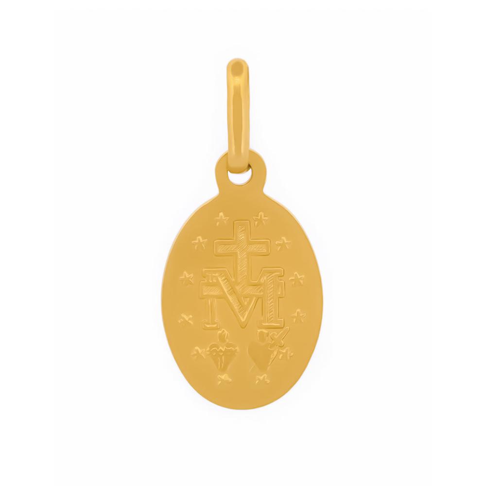Foto 4 pulgar | Dije Virgen Milagrosa 1.5 Cm Oro Sólido 18k
