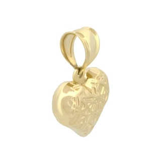 Foto 2 | Dije Corazón Lineas Oro Amarillo Sólido 10k