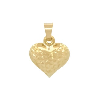 Foto 1 | Dije Corazon Facetado Oro Amarillo Sólido 10k