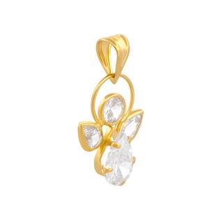 Foto 2 | Dije Ángel Bisel 1.9 Cm Oro Sólido 10k