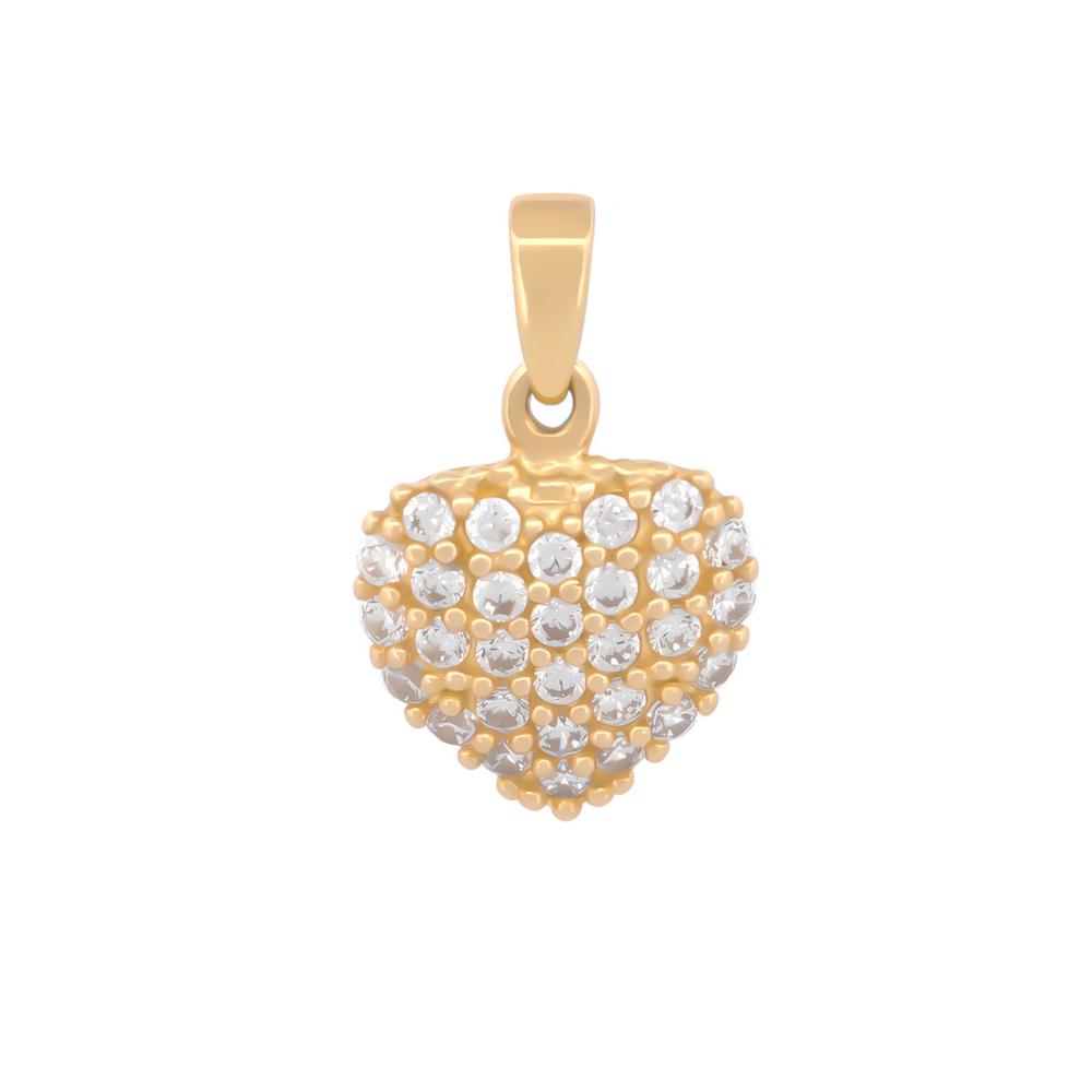Foto 1 | Hermoso Dije Corazón Piedras Oro Sólido 10k