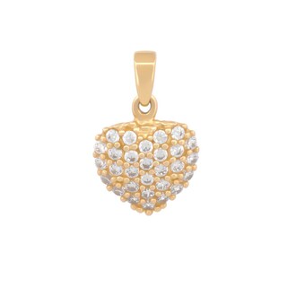 Foto 1 | Hermoso Dije Corazón Piedras Oro Sólido 10k
