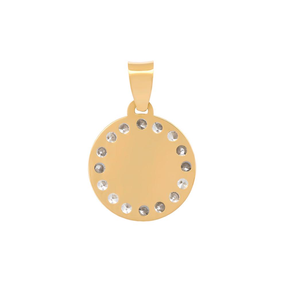 Foto 3 pulgar | Dije Medalla Virgen De Guadalupe 1 Cm 2 Oros Sólido 14k