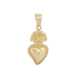 Foto 1 | Dije Corazón De Jesus Oro Sólido Amarillo 10k