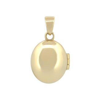 Foto 1 | Dije Oval Relicario 1.3 Cm Oro Sólido 10k
