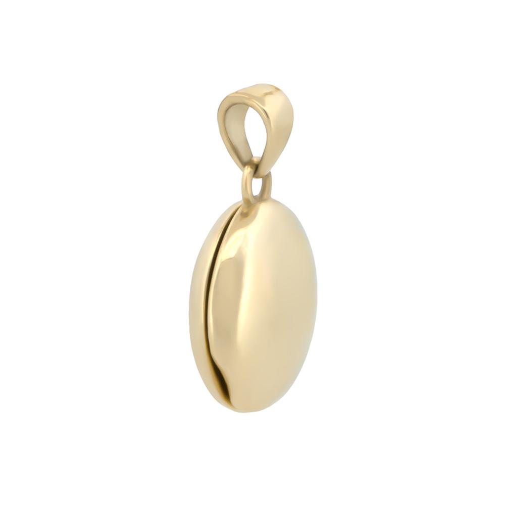 Foto 3 pulgar | Dije Oval Relicario 1.3 Cm Oro Sólido 10k