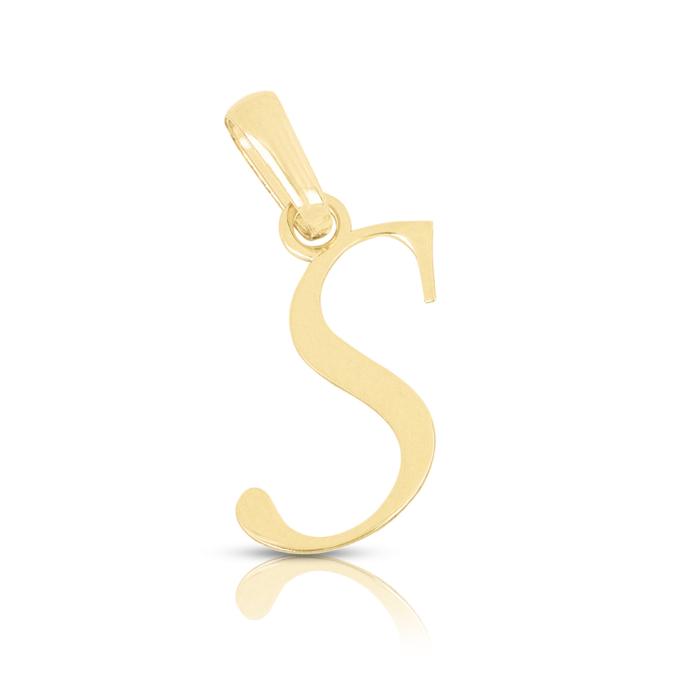 Foto 3 pulgar | Dije Zekie 7011 Oro 14k Amarillo Letra S