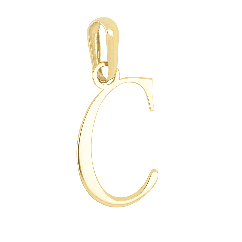 Dije Zekie 7005 Oro 14k Amarillo Letra C