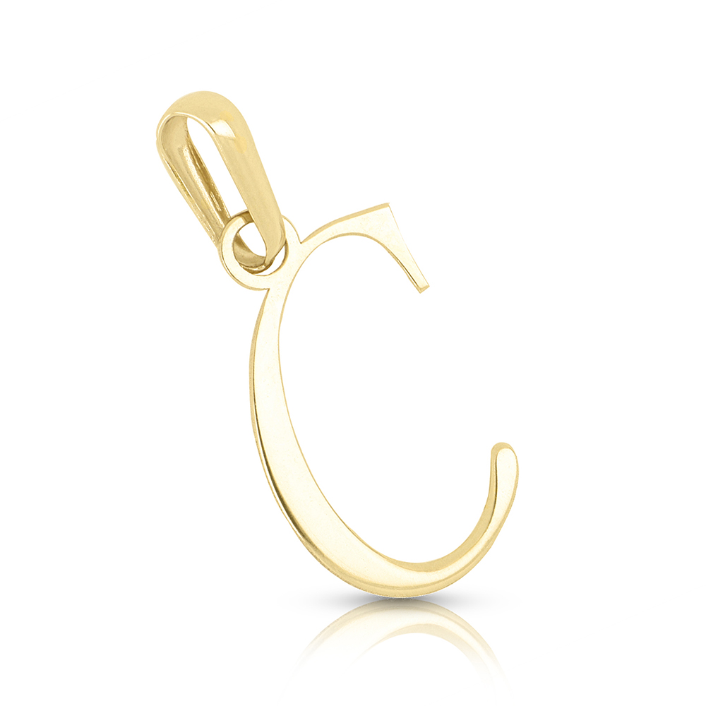 Foto 3 pulgar | Dije Zekie 7005 Oro 14k Amarillo Letra C