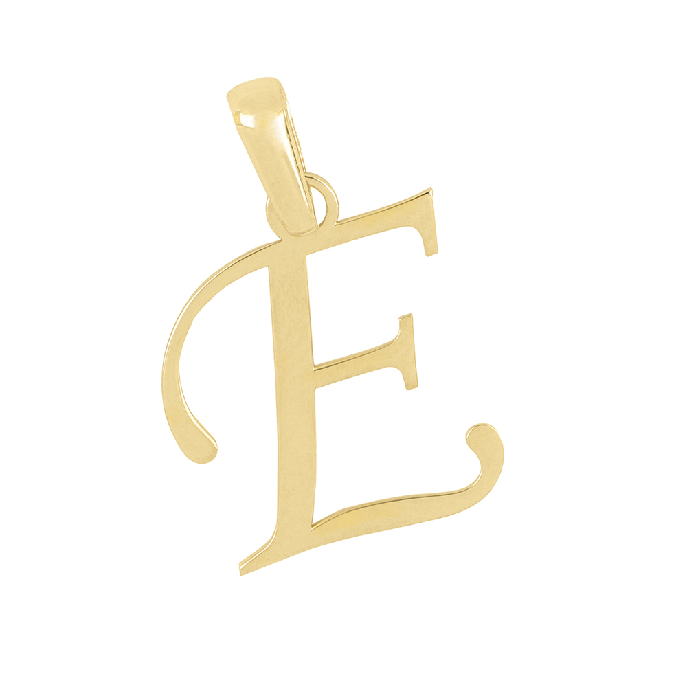 Dije Zekie 7009 Oro 14k Amarillo Letra E