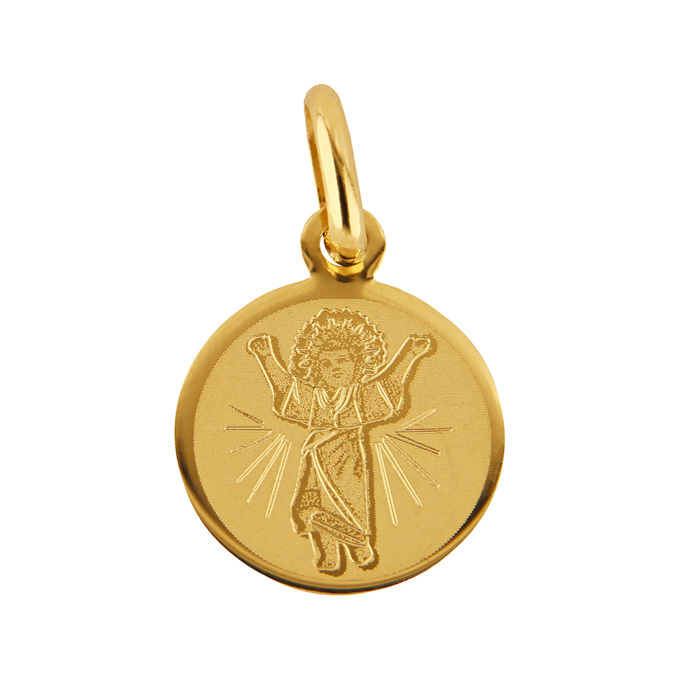 Foto 1 | Medalla Zekie 7040 Oro 14k Amarillo Divino Niño