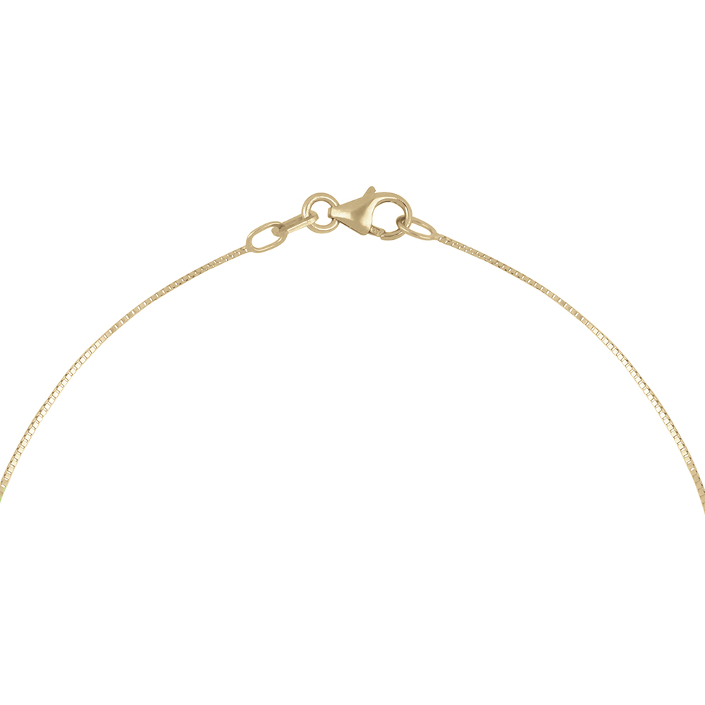 Foto 3 | Gargantilla Zekie 7039 Oro 14k Amarillo 45 Cms Cruz