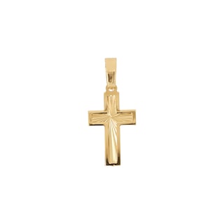 Foto 1 | Cruz Zekie 7054 Oro 14k Amarillo Diamantada