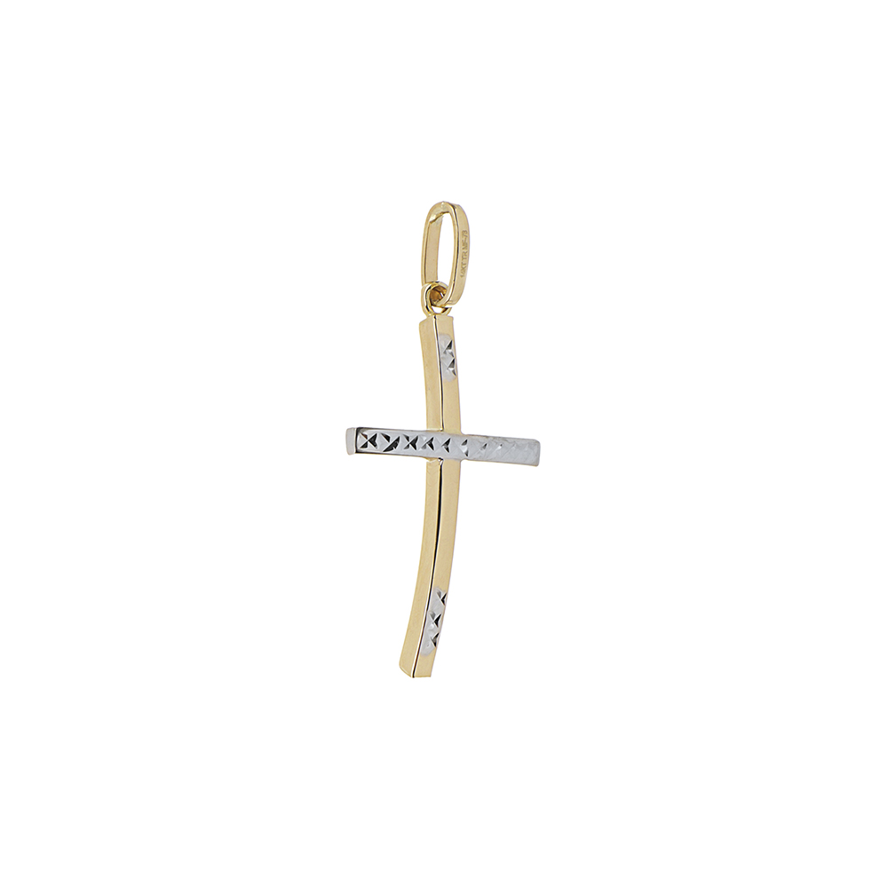 Foto 3 pulgar | Cruz de Oro 14k Zekie
