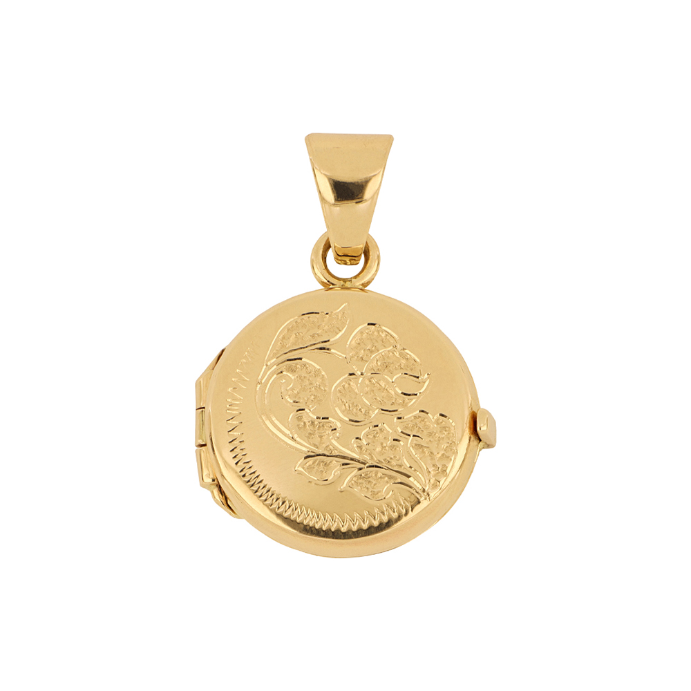 Dije Zekie 7193 Oro 14k Amarillo Guardapelo