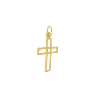 Foto 2 | Cruz Zekie 7105 Oro 14k Amarillo Calada