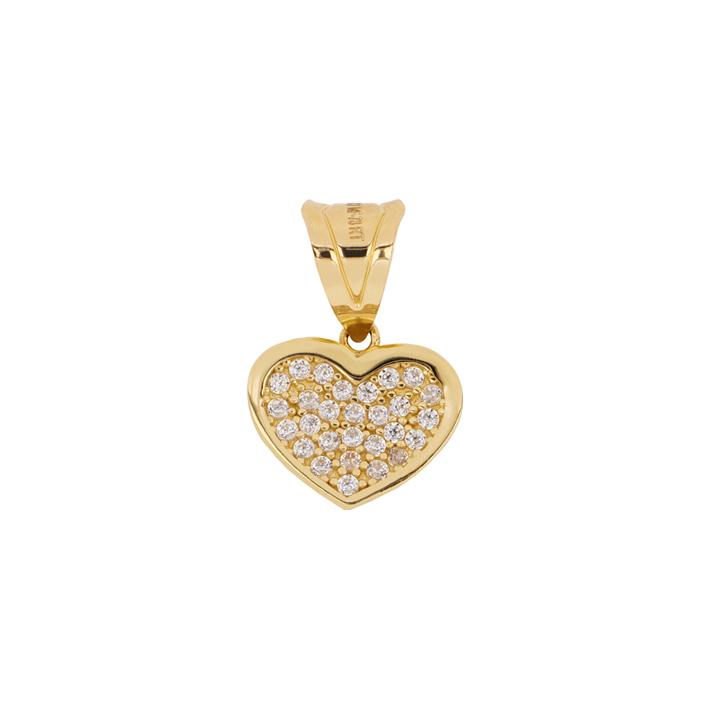 Foto 1 | Dije Zekie 7195 Oro 14k Amarillo Corazon