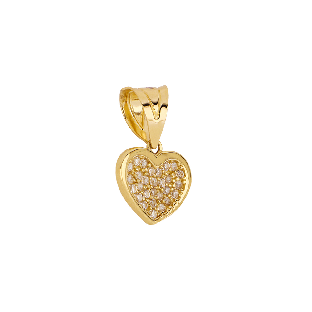 Foto 3 pulgar | Dije Zekie 7195 Oro 14k Amarillo Corazon
