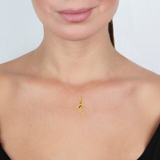 Foto 3 | Dije Zekie 7194 Oro 14k Amarillo Delfin