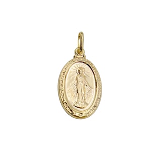Foto 1 | Medalla Zekie 7306 Oro 14k Amarillo Milagrosa