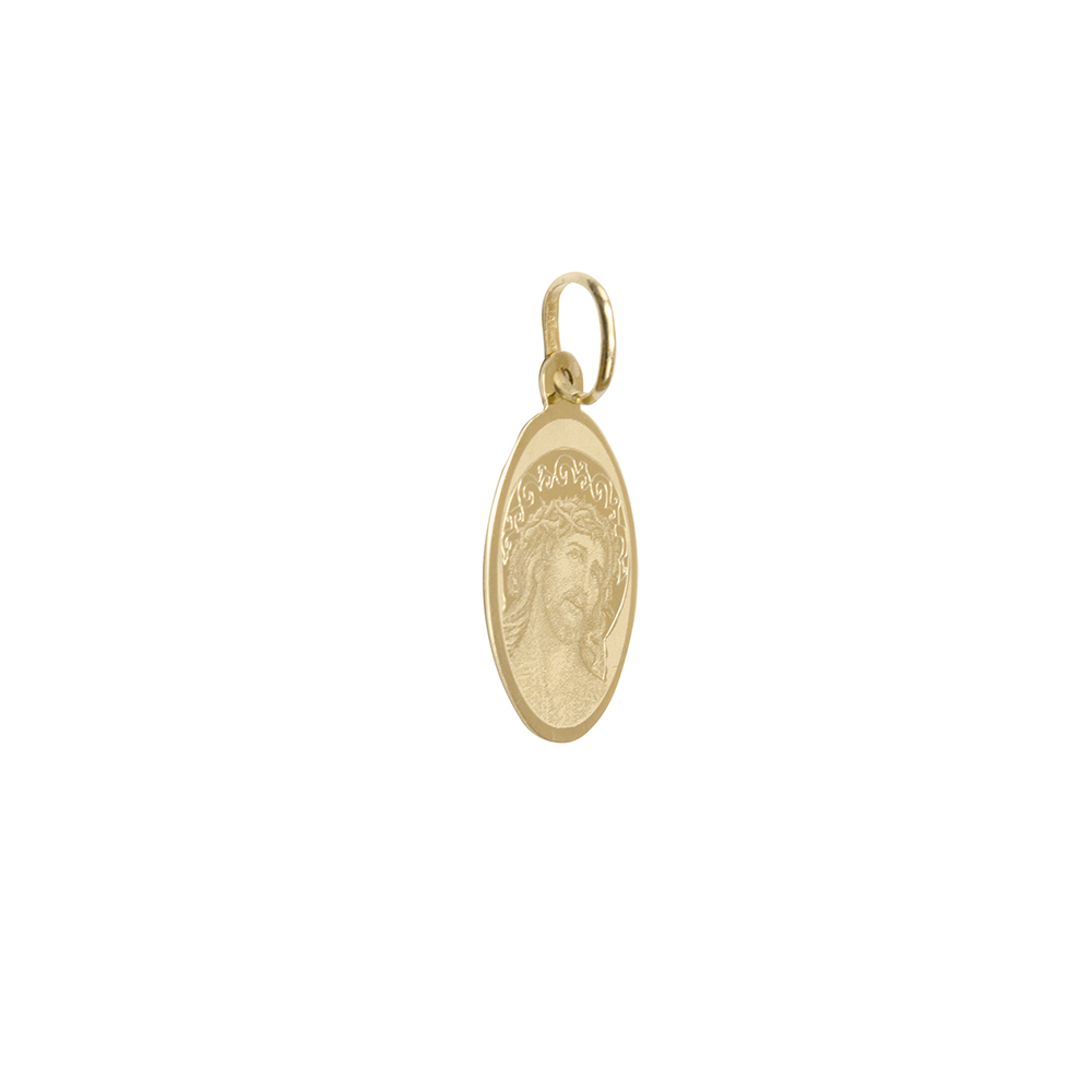 Foto 3 pulgar | Medalla Zekie 7301 Oro 10k Amarillo Cristo