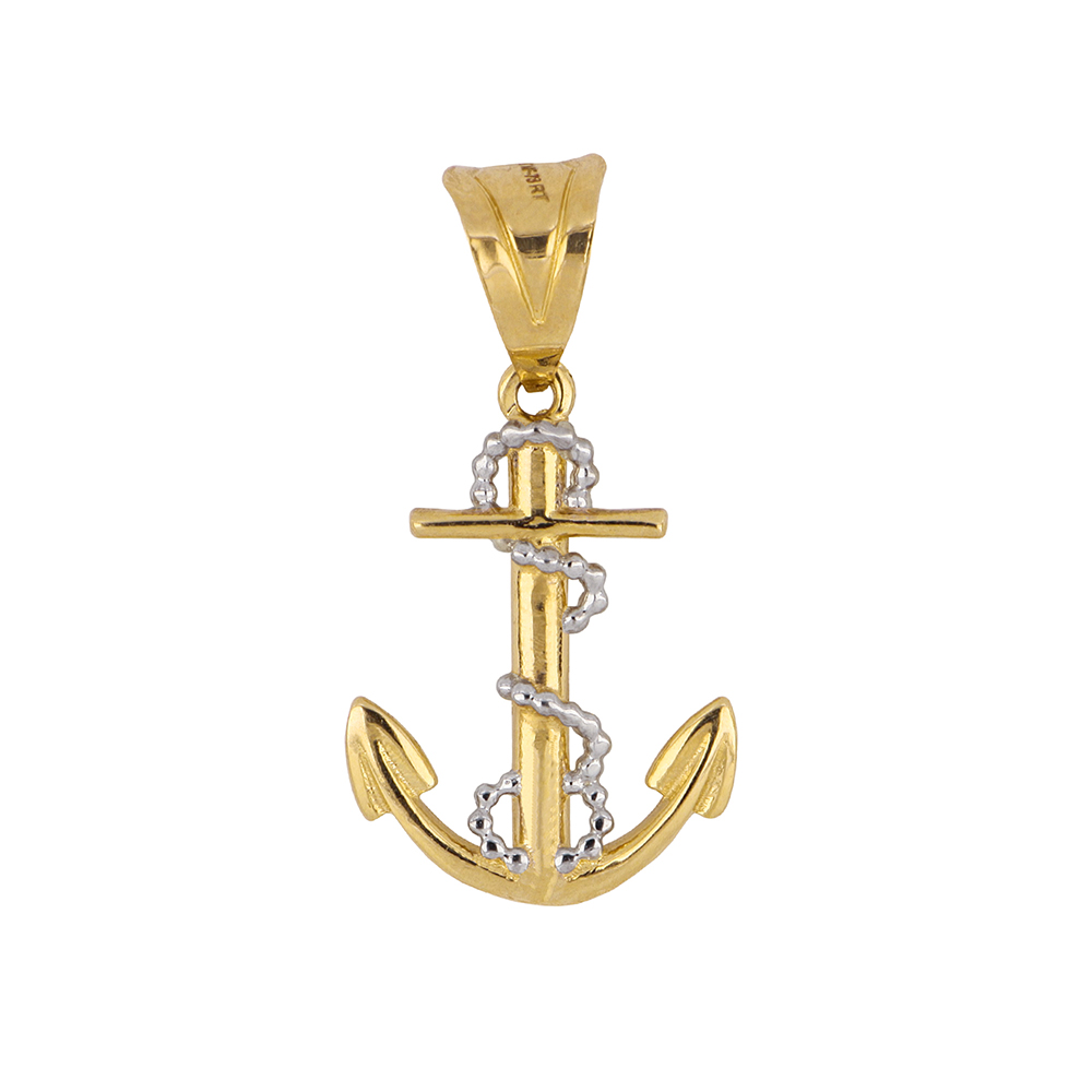 Dije Zekie 7251 Oro 14k Amarillo Ancla