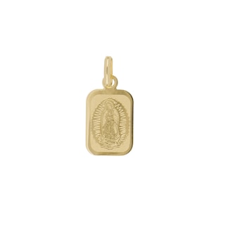 Foto 1 | Medalla Zekie 7300 Oro 10k Amarillo Cuadrada Virgen De Guadalupe
