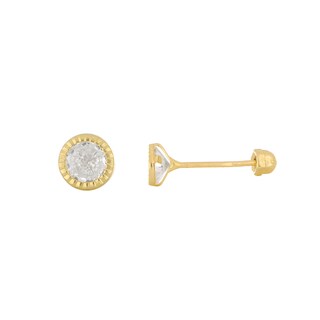 Foto 1 | Piercing Zekie 7274 Oro 10k Amarillo De Circulo