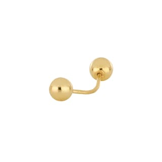 Foto 2 | Piercing Zekie 7275 Oro 10k Amarillo Bolas