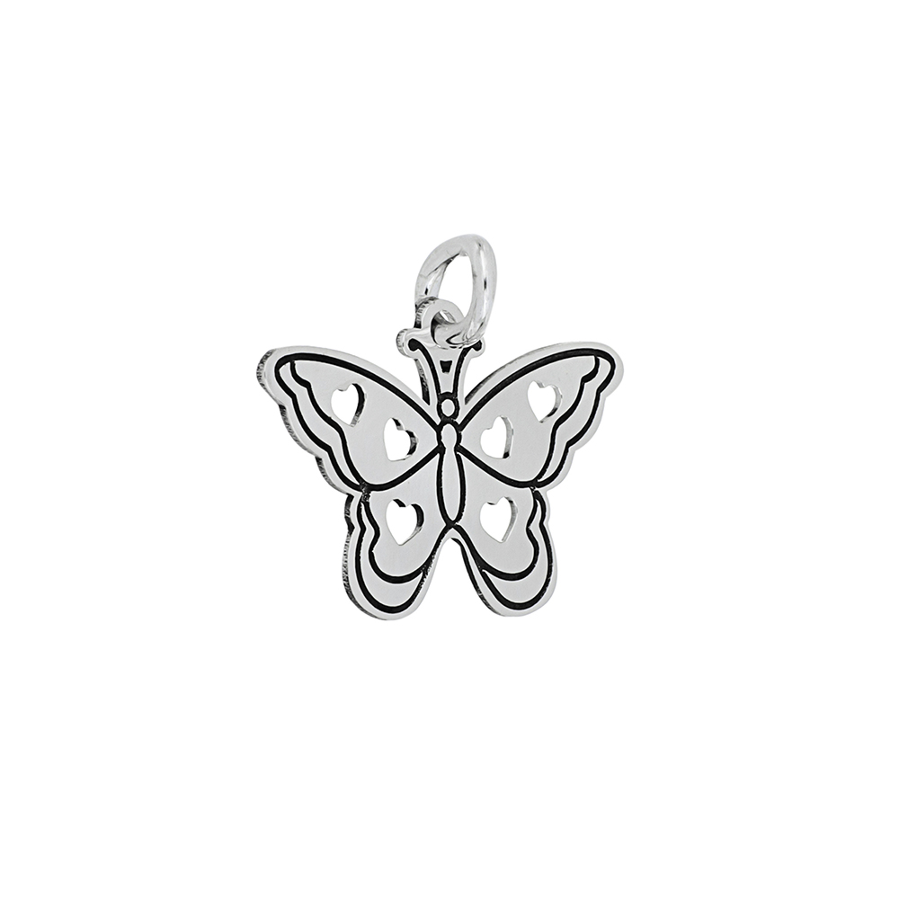 Foto 2 | Dije Zekie 3066 Plata 0.925 Mariposa