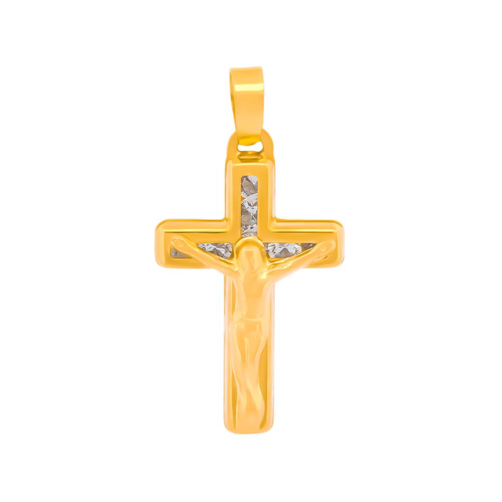 Foto 2 pulgar | Dije Cristo Chico Oro Sólido 10k Bautizo