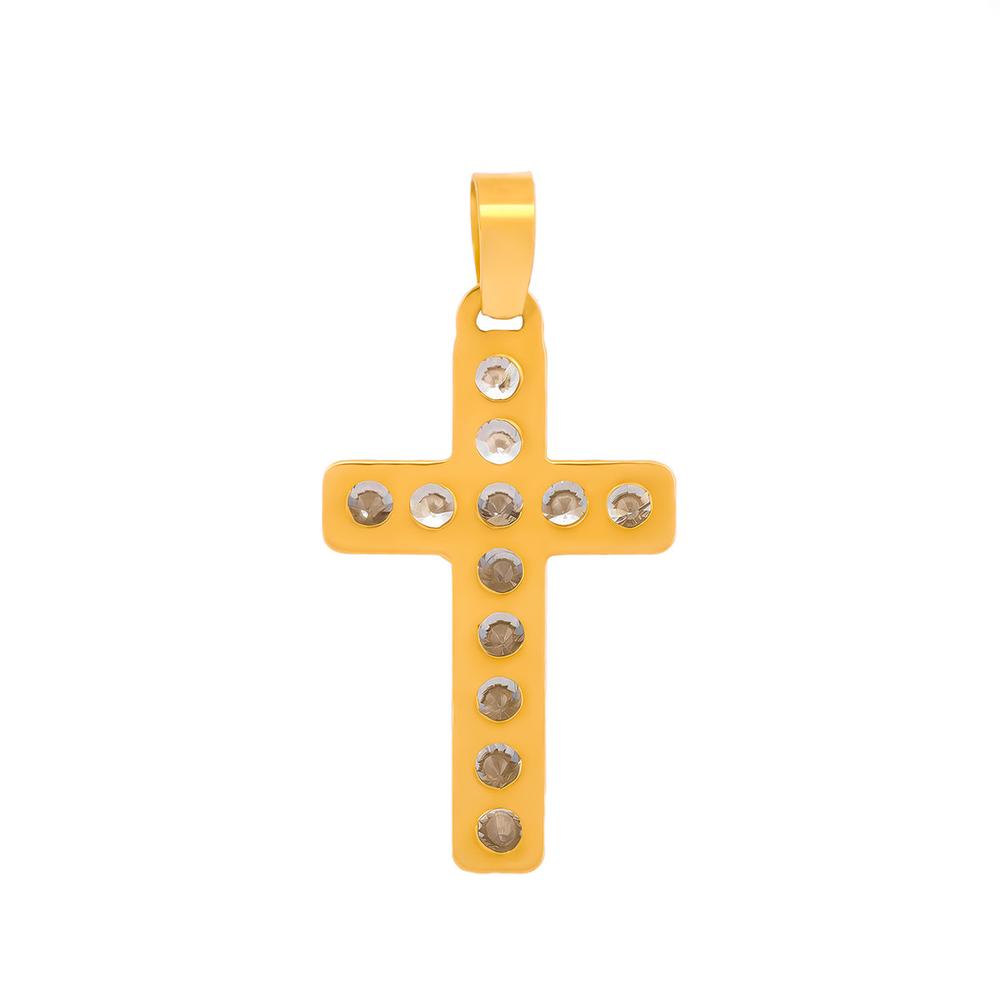Foto 3 pulgar | Dije Cristo Chico Oro Sólido 10k Bautizo