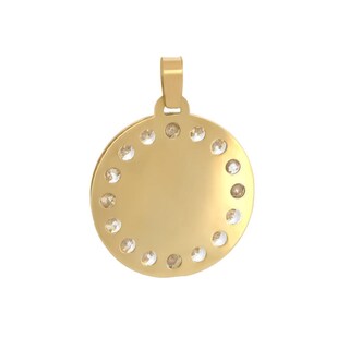 Foto 2 | Dije Espiritu Santo Dorado 1.2 Cm 14k
