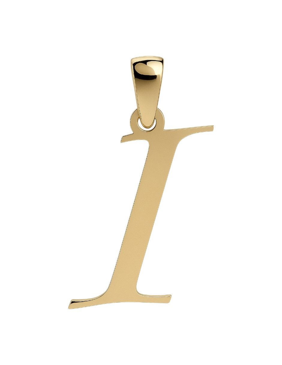 Dije Inicial I Oro 14 Kilates