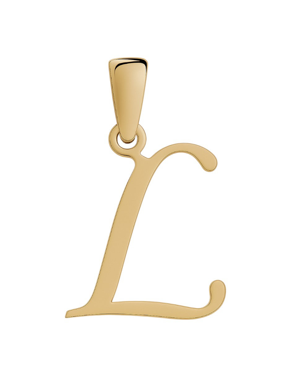 Dije Inicial L Oro 14 Kilates