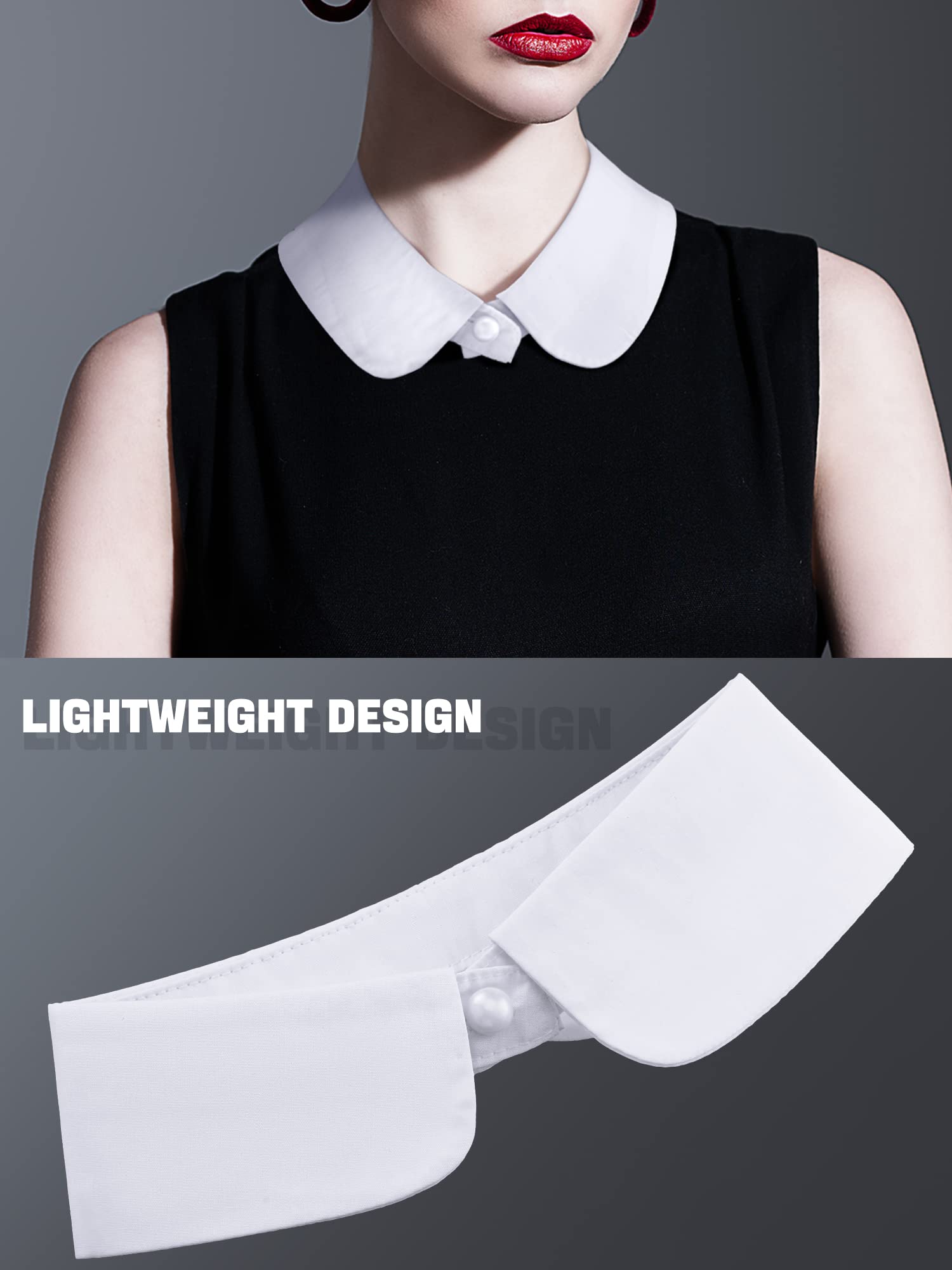 Foto 6 | Cuello Falso Satinior Desmontable Dickey Con Solapa Falsa Para Mujer - Venta Internacional.