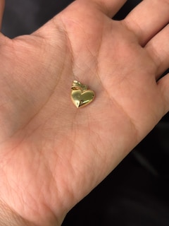 Foto 4 | Dije Corazón 3d Oro Italiano 10k - 1.5 Cm Dorado