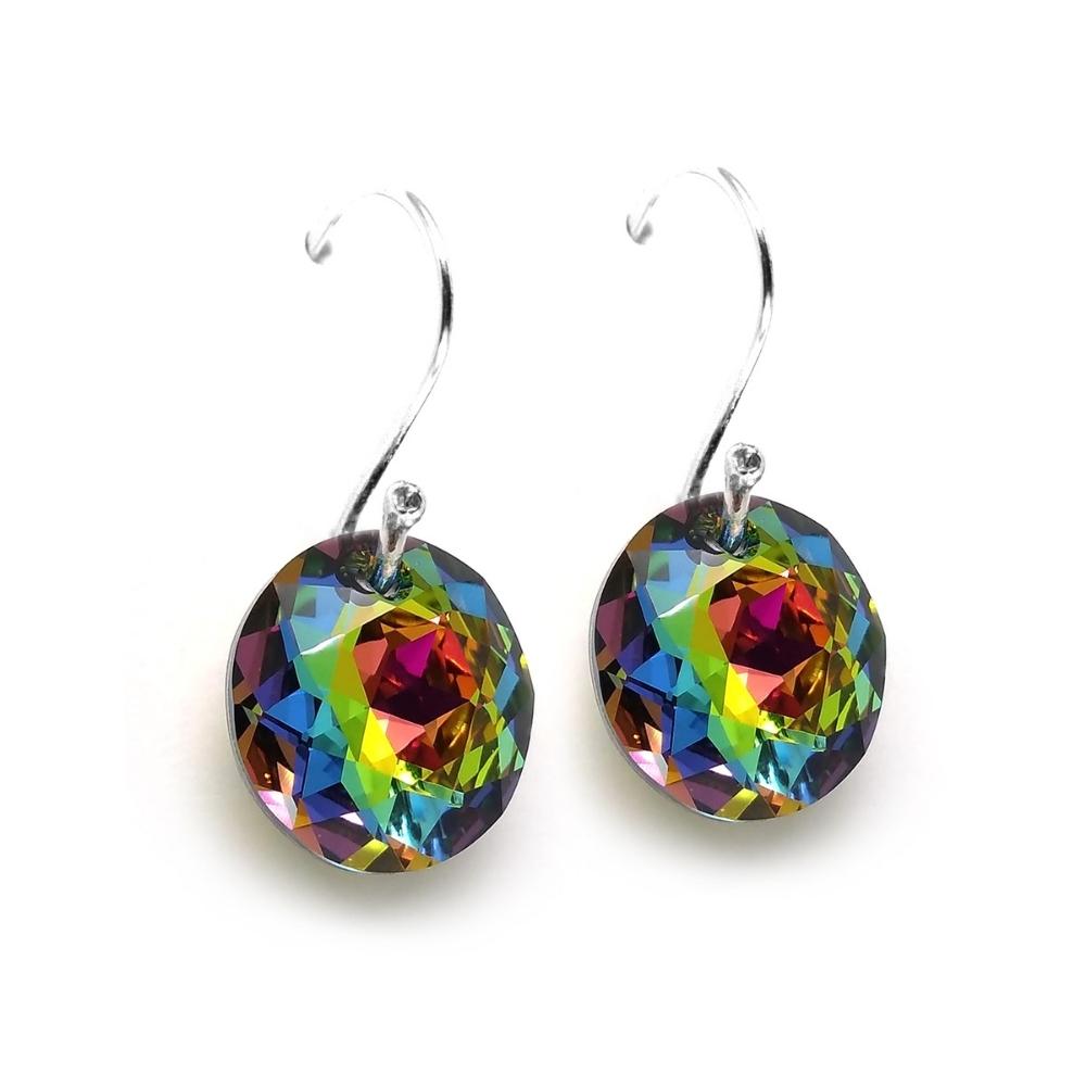 Aretes Zvezda Classic Color Multicolor con Plateado