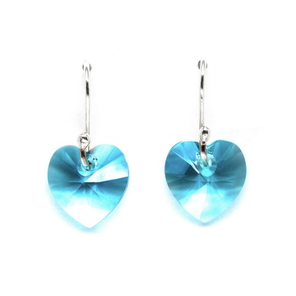 Foto 2 | Aretes Zvezda Heart color Azul