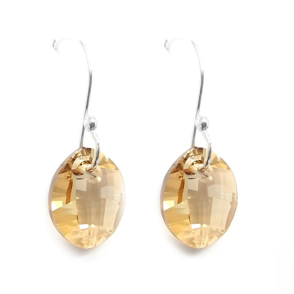 Aretes Zvezda Pure Leaf color Amarillo