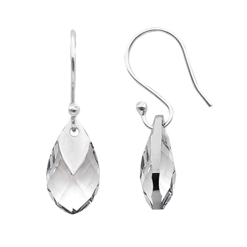 Foto 2 | Aretes Zvezda Pear Shaped Transparente