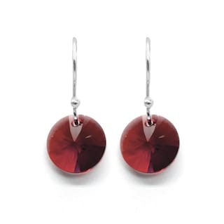 Foto 2 | Aretes Joyería Zvezda Xilion color Rojo con Plata