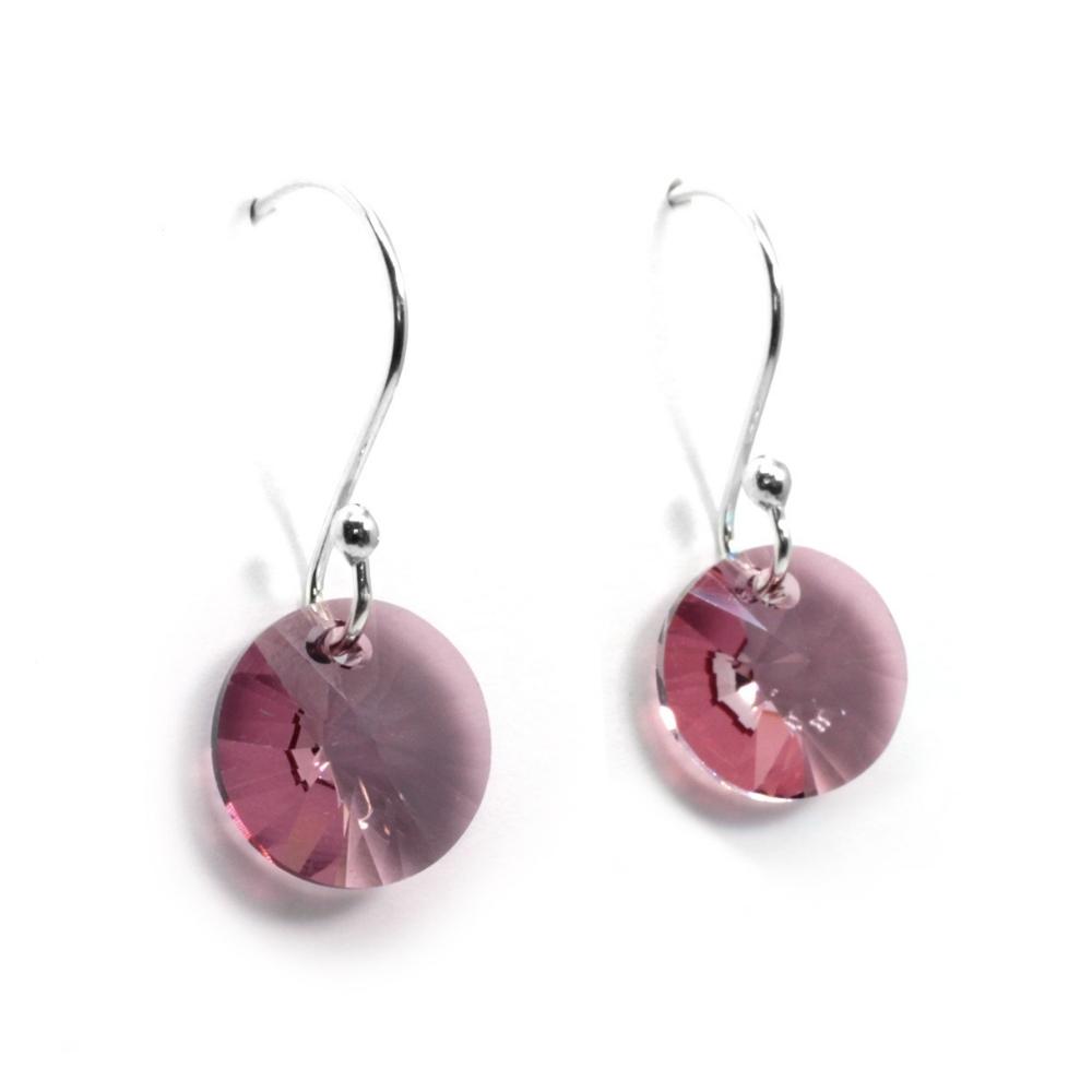 Foto 2 pulgar | Aretes Zvezda Xilion color Rosa con Plata