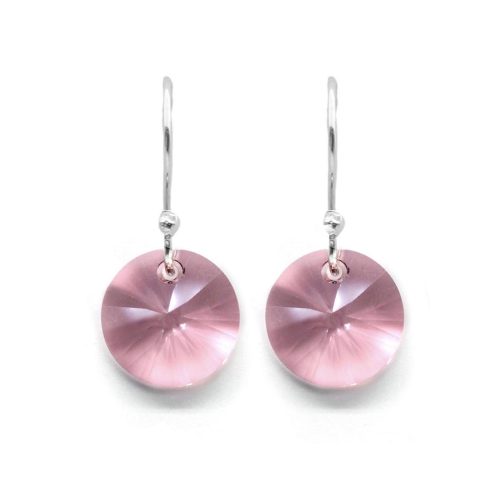 Foto 3 pulgar | Aretes Zvezda Xilion color Rosa con Plata